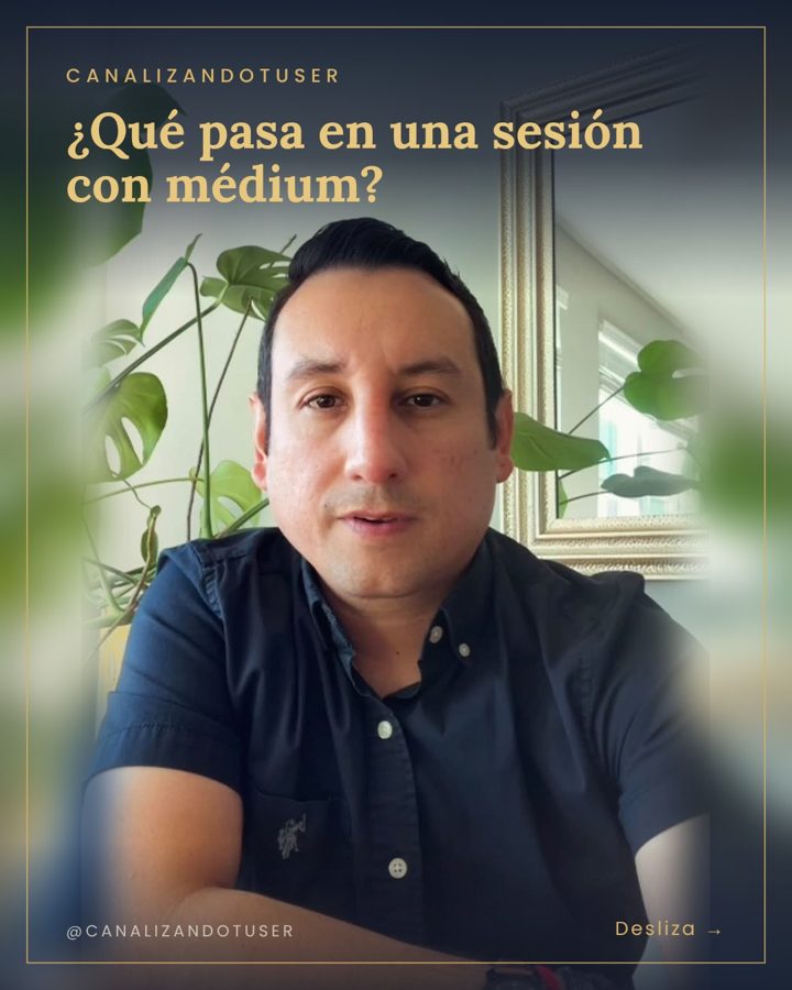 Lámina 1 de 7 sobre la sesión con médium